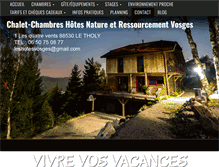 Tablet Screenshot of chambres-hotes-nature-vosges.com